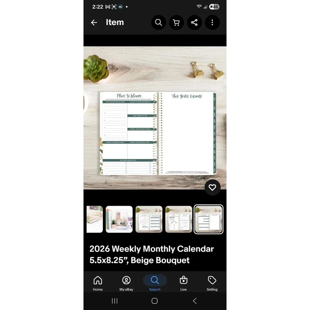 2026 Monthly Planner/Calendar - 9'' x 11